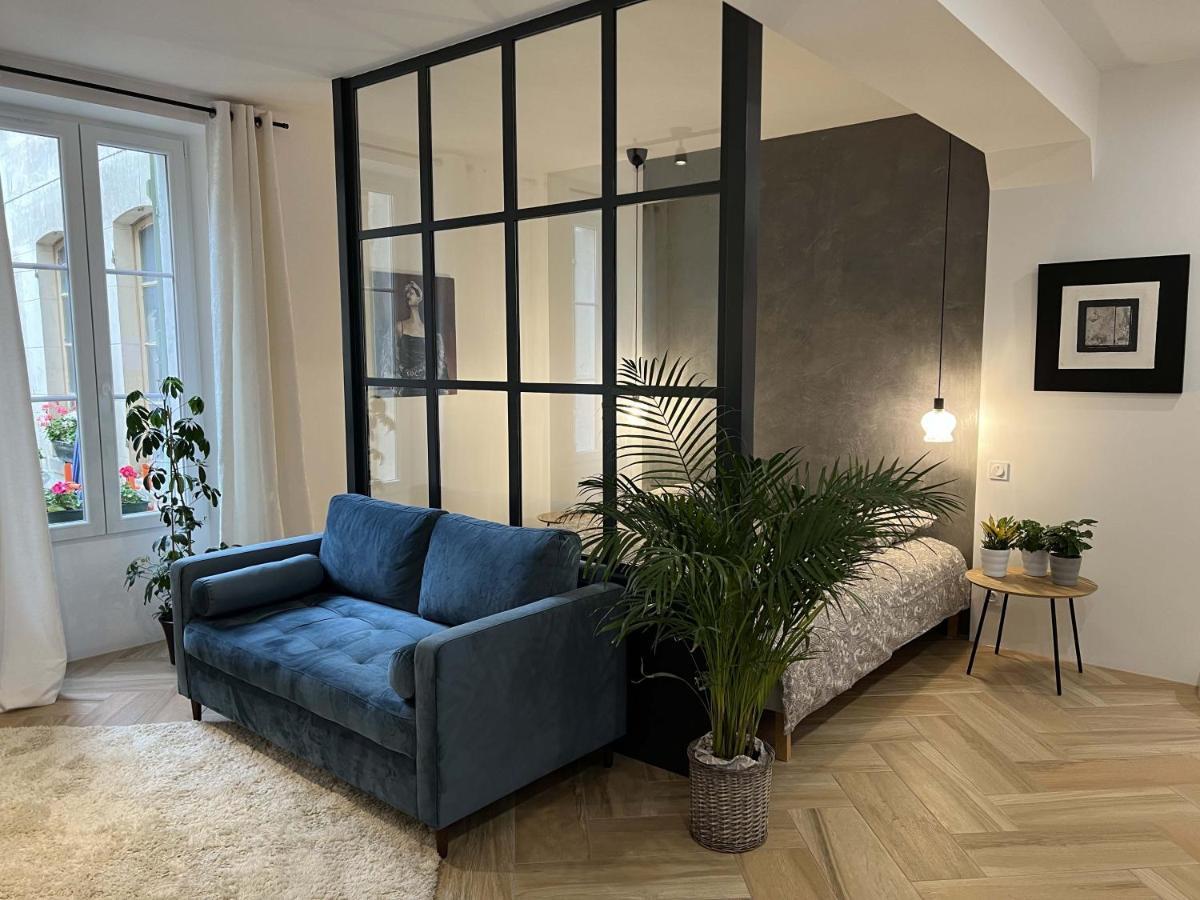 Bel Appartement Au Centre Du Vieux Жуаньї Екстер'єр фото